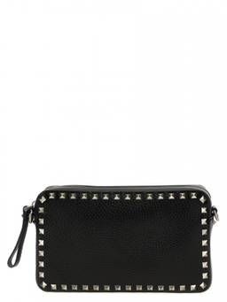 Valentino Garavani - Black Rockstud Crossbody Bag