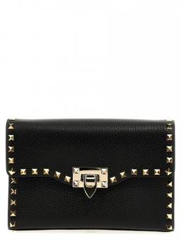 Valentino Garavani - Black Rockstud Small Crossbody Bag