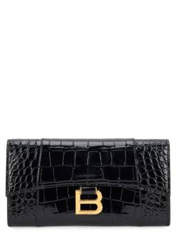 Balenciaga - Black Hourglass Clutch
