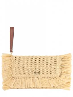 Anya Hindmarch - Natural Fringed Clutch
