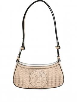 Karl Lagerfeld - Beige Logo Shoulder Bag