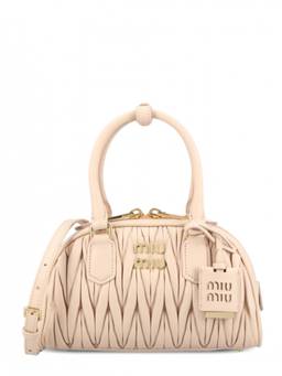Miu Miu - Light Pink Arcadie Mini Satchel
