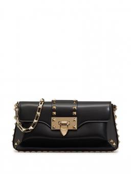 Valentino Garavani - Black Rockstud Small Shoulder Bag