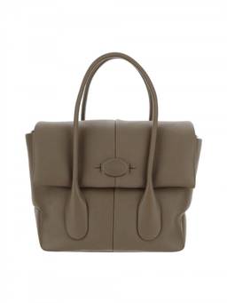 TOD'S - Dark Grey DI BAG REVERSE LEATHER SMALL