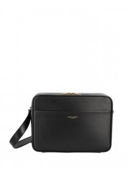 Saint Laurent - Black Logo Small Crossbody Bag