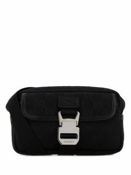 Gucci - Black GG Logo Mini Crossbody Bag