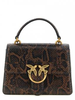 Pinko - Dark Brown Love One Mini Satchel
