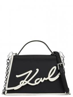 Karl Lagerfeld - Black K/Signature Small Satchel