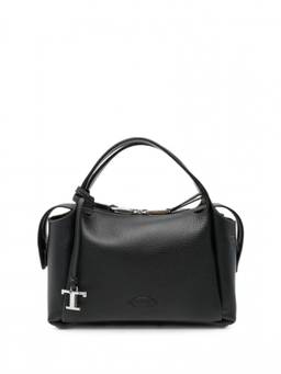 TOD'S - Black T Timeless Small Satchel