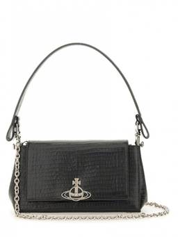 Vivienne Westwood - Black Hazel Medium Shoulder Bag