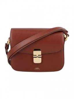 A.P.C. - Brown Grace Small Crossbody Bag