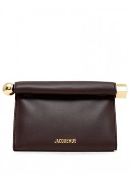 JACQUEMUS - Brown Rond Carre Clutch