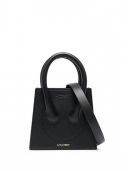 Az Factory - Black Leather mini crossbody bag