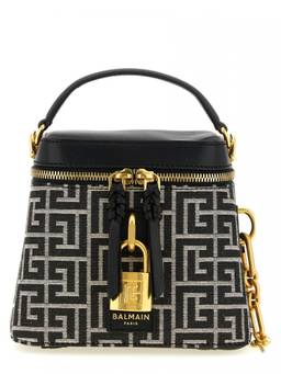 BALMAIN - Black Pulse Vanity Mini Crossbody Bag