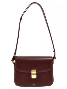 A.P.C. - Maroon Grace Small Crossbody Bag