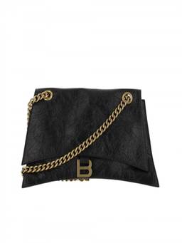 Balenciaga - Black Crush Medium Shoulder Bag