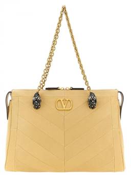 Valentino Garavani - Beige Panthea Shoulder Bag