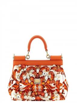 Dolce&Gabbana - Orange Sicily Mini Satchel