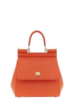 Dolce&Gabbana - Orange Sicily Medium Satchel