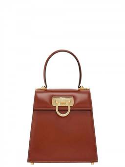 Ferragamo - Brown Iconic Small Satchel