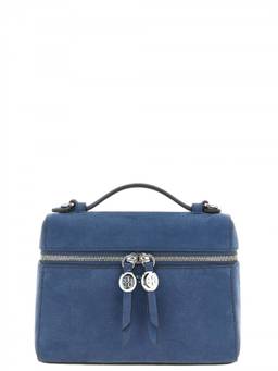 TORY BURCH - Blue Romy Mini Crossbody Bag