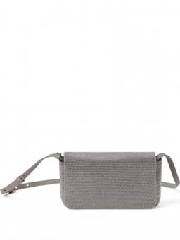 Brunello Cucinelli - Grey Leather Crossbody Bag