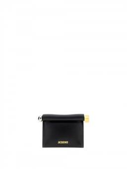 JACQUEMUS - Black The Small Rond Carre Clutch