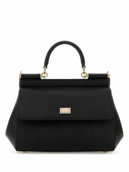 Dolce&Gabbana - Black Sicily Medium Satchel