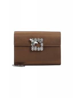 Roger Vivier - Brown Dragonfly Flow Clutch