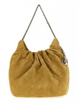 TORY BURCH - Brown Fleming Mini Hobo