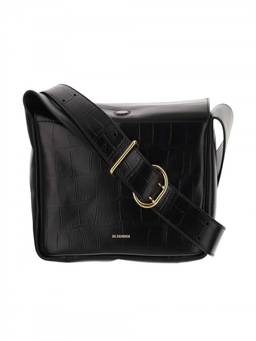 Jil Sander - Black Leather Crossbody Bag