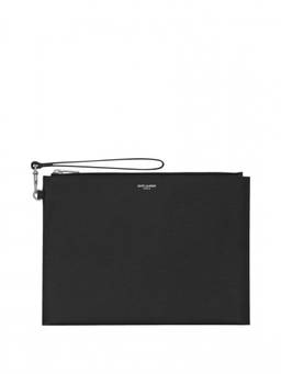 Saint Laurent - Black Logo Clutch