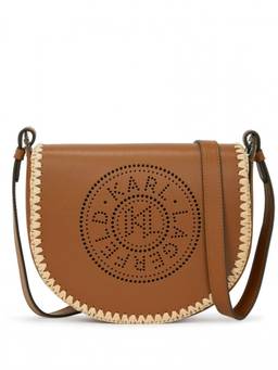 Karl Lagerfeld - Brown K Circle Crossbody Bag