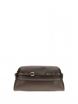 Moschino - Brown Tie Me Clutch