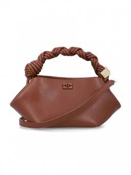 Ganni - Brown Bou MIni Crossbody Bag