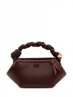 Ganni - Burgundy Bou Small Crossbody Bag