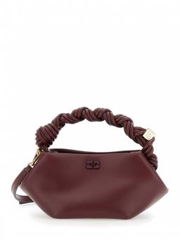 Ganni - Burgundy Bou Mini Crossbody Bag