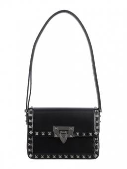 Valentino Garavani - Black Rockstud Small Shoulder Bag