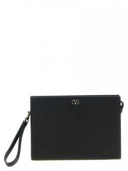 Valentino Garavani - Black Vlogo Signature Clutch