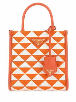 PRADA - Orange Symbol Mini Crossbody Bag
