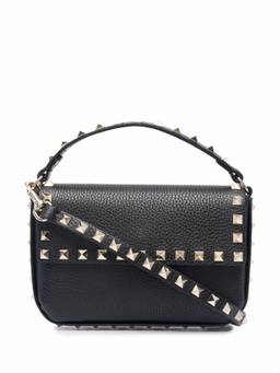 Valentino Garavani - Black Rockstud Leather Mini Bag