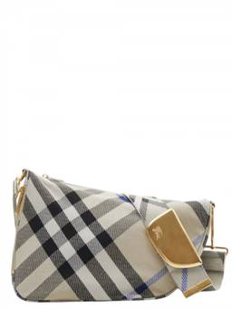 Burberry - Beige Shield Medium Crossbody Bag