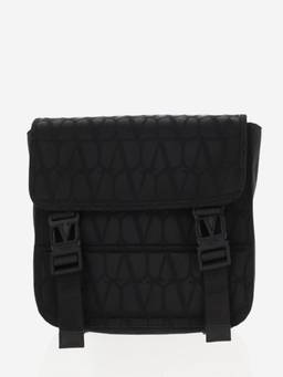 Valentino Garavani - Black Toile Iconographe Crossbody Bag