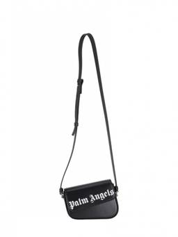 Palm Angels - Black Logo Mini Crossbody Bag