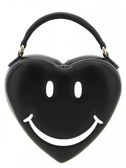Moschino - Black Heart Love Me Crossbody Bag