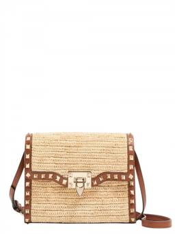 Valentino Garavani - Natural Rockstud Small Shoulder Bag