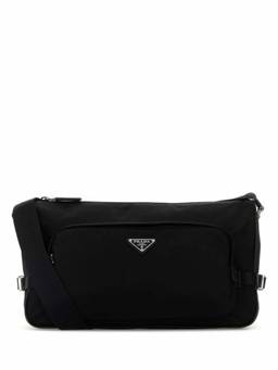 PRADA - Black Logo Crossbody Bag