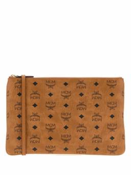 MCM - Brown Aren Visetos Clutch