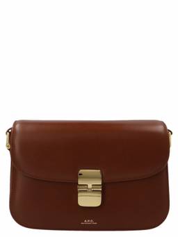 A.P.C. - Brown Grace Small crossbody bag