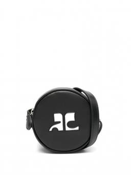 Courreges - Black Round Re-edition Mini Bag
